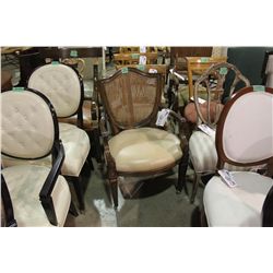 LOUIS XVI SHIELD BACK ARMCHAIR