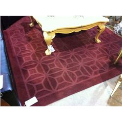 8 X 10 DYNASTY RED PATTERNED AREA RUG