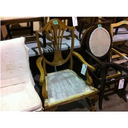 CHIPPENDALE STYLE ARMCHAIR