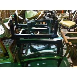 LARGE LOT OF UNFINISHED STOOLS & TABLES
