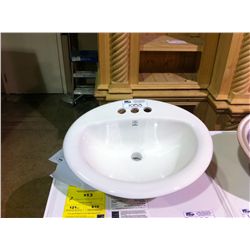 WHITE BIDET BASIN