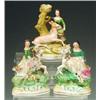 Image 1 : A pair of mid 19th century Staffordshire f...