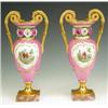 Image 1 : A pair of mid 19th century Meissen vases, ...