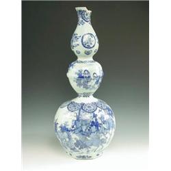 A mid 18th century Dutch Delft blue and wh...