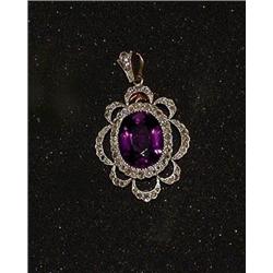 A late Victorian/Edwardian pendant having ...