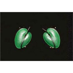 A pair of Danish metalwares earclips model...