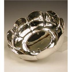 A modern Irish silver fruit bowl, maker RS...