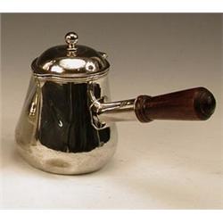 A 19th century Continental silver chocolat...