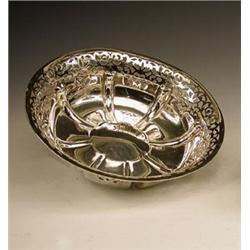 A late Victorian silver bowl by Wakeley an...