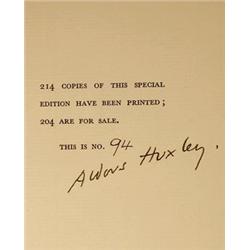 Huxley (Aldous) Texts and Pretexts, 1932 1...