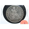 Image 1 : 1876 Seated Liberty half dollar