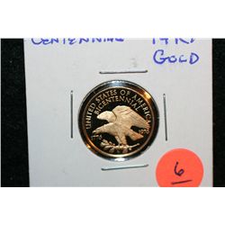 1976 Bicentennial 14K Gold coin