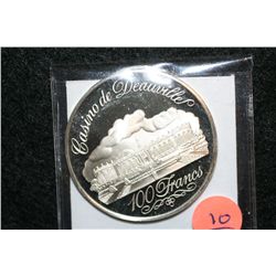 Casino de Deauville 100 Francs gaming token