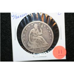 1855-O Seated Liberty half dollar w/arrows