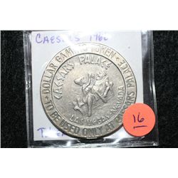 1966 Caeser's Palace $1 gaming token