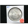 Image 1 : 1887 Silver Morgan one dollar