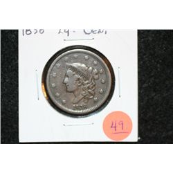 1838 Lrg One Cent