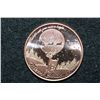 Image 1 : Copper Round, .999 fine 1 oz. "Rudolph"