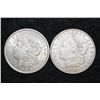 Image 1 : 1921 & 1921-D Silver Morgan $1, lot of 2