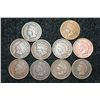 Image 1 : Indian Head Pennies various dates & conditions, lot of 10