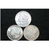 Image 1 : 1879, 1921-S & 1921 Silver Morgan $1, lot of 3