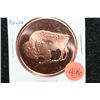 Image 1 : 2011 Copper Round, .999 fine 1 oz.
