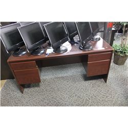 MAHOGANY D.P. EXECUTIVE DESK