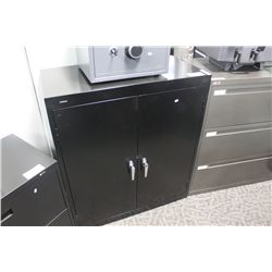 BLACK 42" STORAGE CABINET