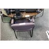 Image 1 : 4 MAUVE ARMCHAIRS