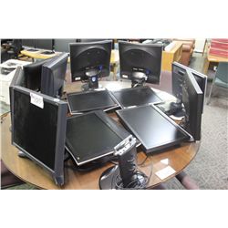 LOT OF 12 LCD MONITORS