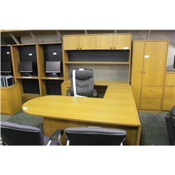 TOWNSHIP MAPLE U-SHAPED EXECUTIVE DESK