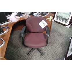 GLOBAL BURGUNDY MID TILTER CHAIR