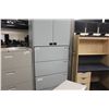 Image 1 : 4 DRW. LATERAL FILE CABINET WITH HUTCH