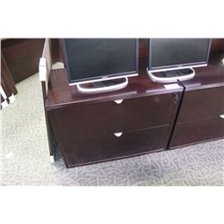 MAHOGANY 2 DRW. LATERAL FILE CABINET