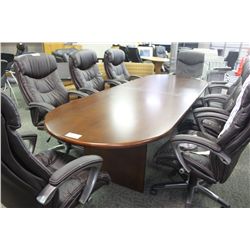 CHERRY 10' BOARDROOM TABLE