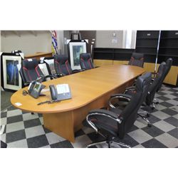 12' TOWNSHIP MAPLE BOARDROOM TABLE