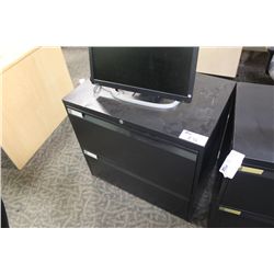 BLACK 2 DRW. LATERAL FILE CABINET