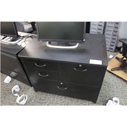 BLACK MULTI DRAWER FILE STATION