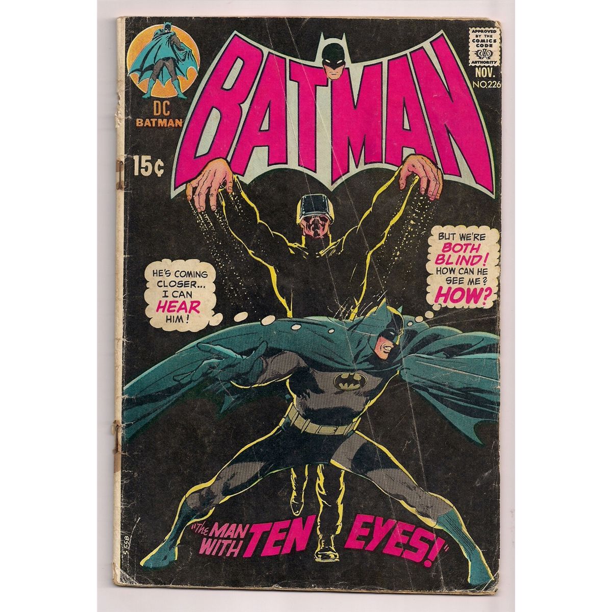 Early Bronze Age 1970 Batman Comic 226