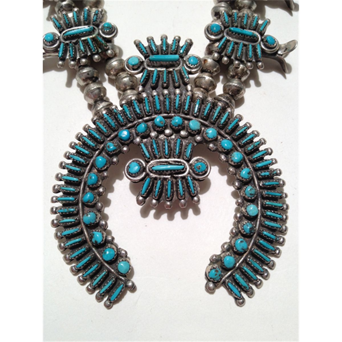 Zuni Squash Blossom Necklace