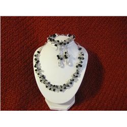 4 Piece Crystal Jewelry Set