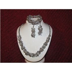 4 Piece Crystal Jewelry Set