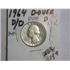 Image 2 : 1964 D/D WASHINGTON QUARTER