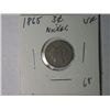 Image 1 : 1865 3 CENT NICKLE