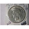 Image 1 : 1927 P PEACE DOLLAR