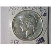 Image 1 : 1927 D PEACE DOLLAR