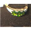 Image 2 : 10k GOLD RUSSIAN CHROME DIOPSIDE RING SIZE 7.5