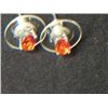 Image 1 : PLATNIUM OVERLAY SILVER MEXICAN FIRE EARING