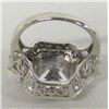 Image 3 : Chinese Sterling Silver CZ Ladies Ring