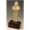 Image 1 : A 19th century Dieppe ivory bust of Voltai...